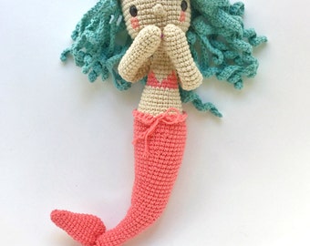 Diega the mermaid-Crochet pattern/amigurumi