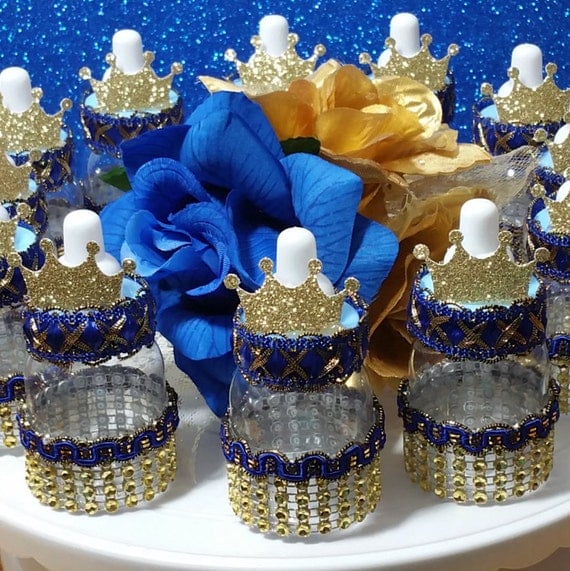 12 Royal Prince Baby Shower Favors / Boys by PlatinumDiaperCakes