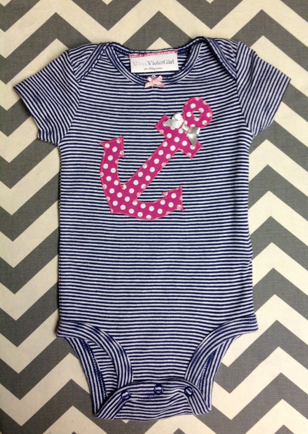 Comfortable Sailor Baby Girl Outfit by Ultra by UltraVioletGirl