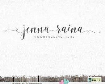 Photography Logo Logo Design Premade Logo Photographer Logo Swirly Text Logo Photography Logos and Watermarks Logo Blog header blogger logo