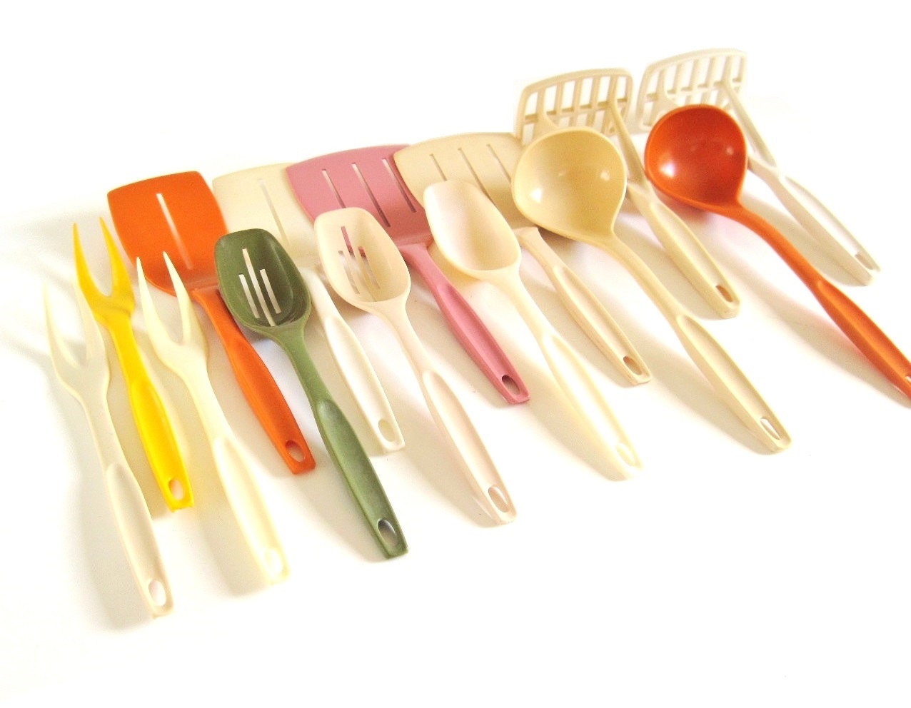 Nylon Plastic Foley Kitchen Utensils 1970s by LaurasLastDitch