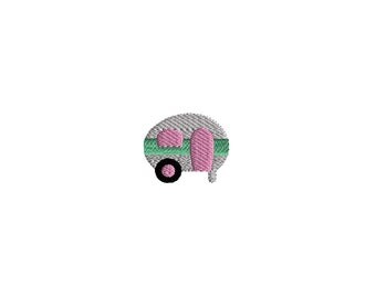 Mini Camper Machine Embroidery Design-INSTANT DOWNLOAD