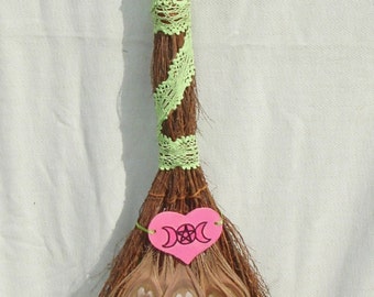 Decorative Large Handfasting Broom - Jump the Broom - Witches Besom