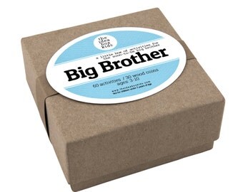 Big Brother Activities, Gift for Big Brother, Gift for New Brother, Sibling Gift, New Sibling, Baby Shower Gift, Pregnancy Gift, New Baby