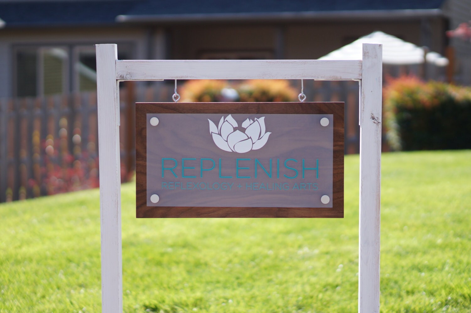 Custom Outdoor Business Sign And Yard Post Included By GaroSigns Custom Outdoor Business Sign And Yard Post Included By GaroSigns