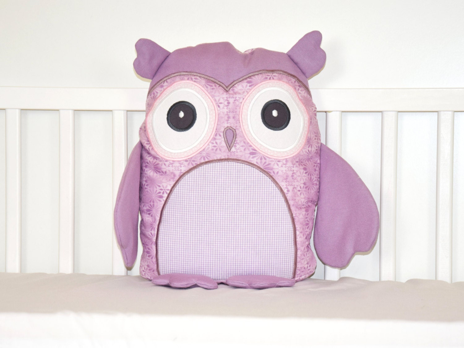 purple plush owl