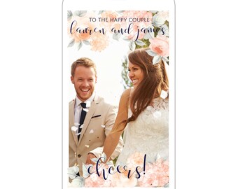 Custom Floral Wedding Snapchat Filter | Wedding Snapchat GeoFilter | Wedding Snapchat Geo Filter | Rustic Snapchat Geofilter