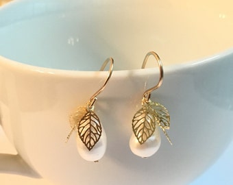 earrings bridal dangle gold