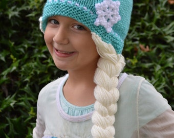 Elsa knit hat Etsy