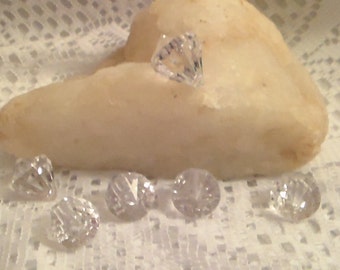 1 Inch Diamond Gems, Acrylic Diamonds, Faceted Diamonds, Clear Diamonds, Wedding Diamonds, Table Scatter