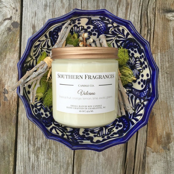 Items similar to Volcano Soy Candle 16oz Soy Candle Southern
