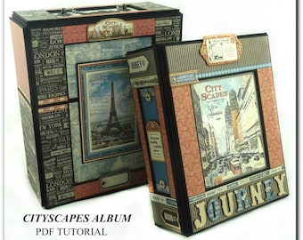 Cityscapes Mini Album PDF Tutorial, Graphic 45