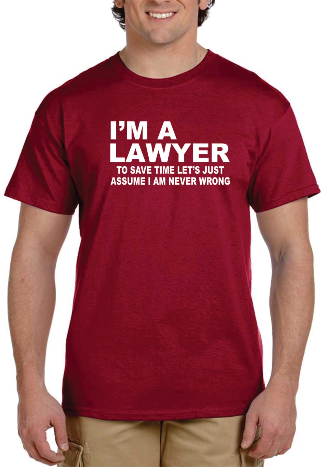 Funny tshirt Lawyer Gift I'm A LAWYER To SAVE TIME