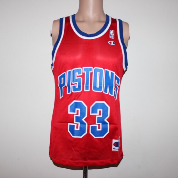 Vintage Detroit Pistons Grant Hill Champion Jersey 40