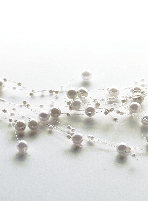 pearl beaded garland spray cream ivory pearl beaded garland spray cream ivory