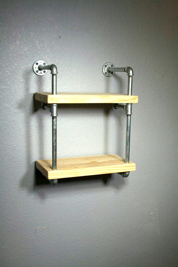 Pipe Shelving Industrial furniture Wall mounted shelving - Pipe Shelving - Industrial furniture - Wall mounted shelving - Industrial  shelf - Shelving unit -