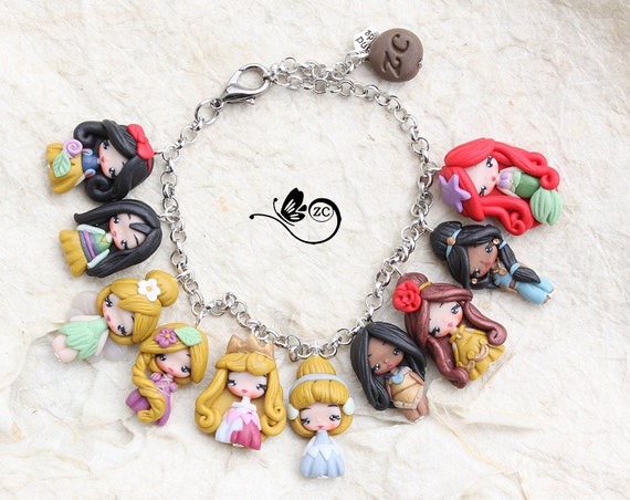 disney princess bracelet / princess bracelet / princess