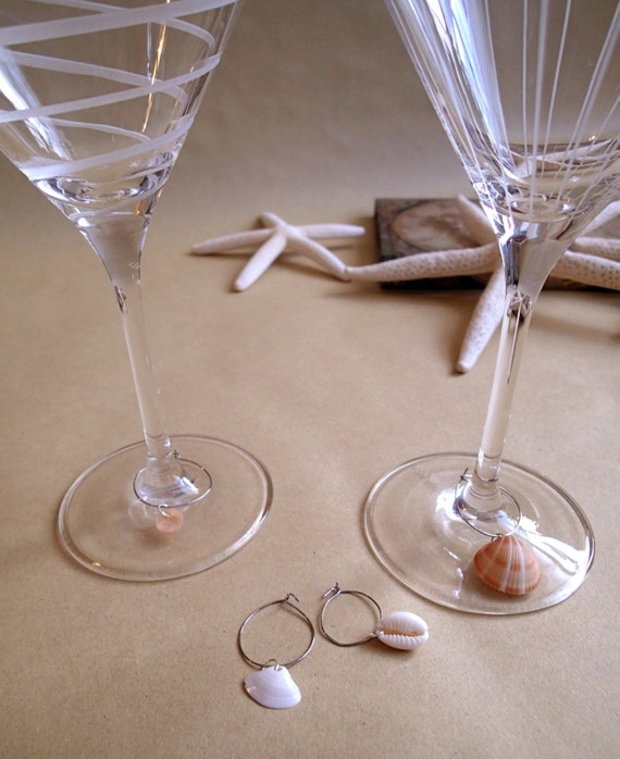 Seashell Wine Glass Charms