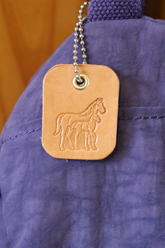 Horse Lovers Leather Bag Charm, Best Friend Gift For Her, Gift For ...