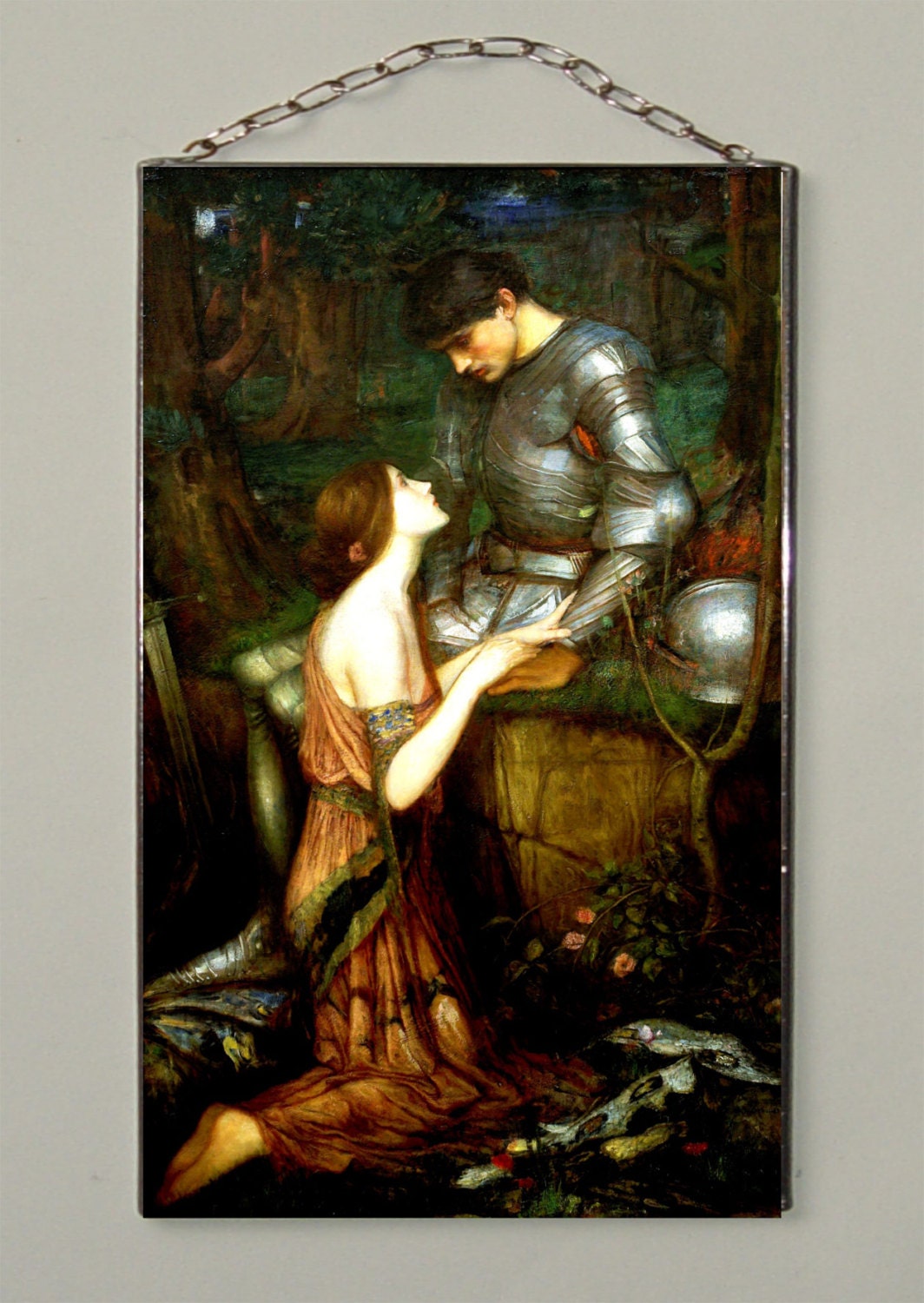 John William Waterhouse Lamia and the Soldier 1905 Stained