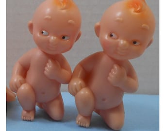 Vintage Baby Shower Plastic Blow Mold Baby Decoration