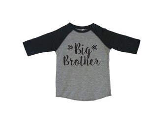Big Brother Shirt, Baby Announcement Shirt, Boy Sibling Shirts, New Baby Announcement. Big Bro Tee. Big Brother T, Promoted to Big Brother