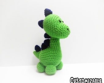 Crochet dinosaur Etsy
