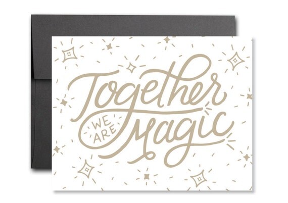 Elegant 40 Magic Love Card
