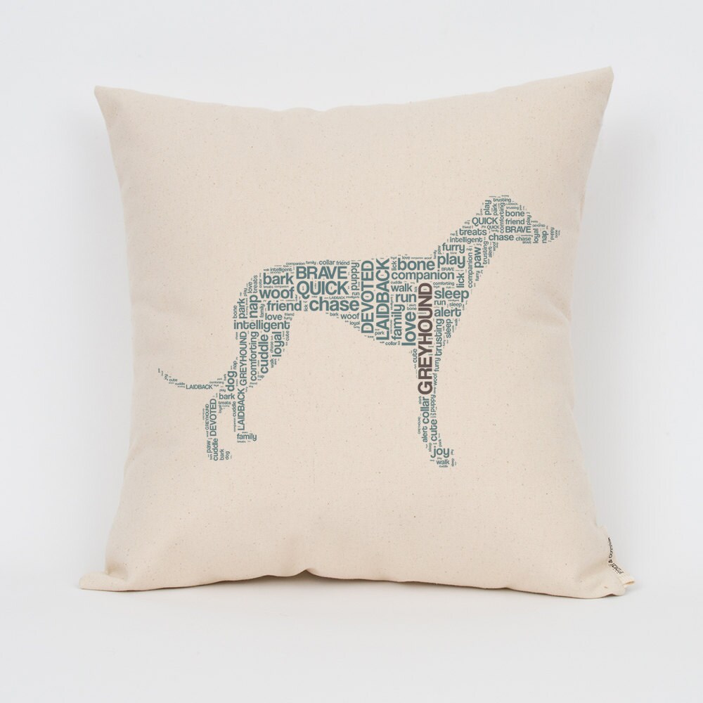 greyhound pillow