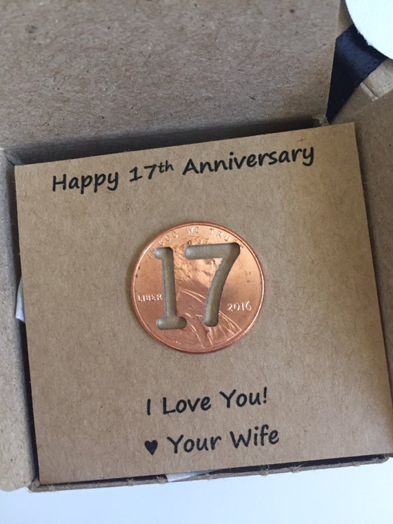  17th  Anniversary  Happy Anniversary  Anniversary  Gift 