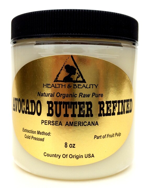 8 oz AVOCADO BUTTER REFINED Organic Fresh Natural by HBOilsCenter