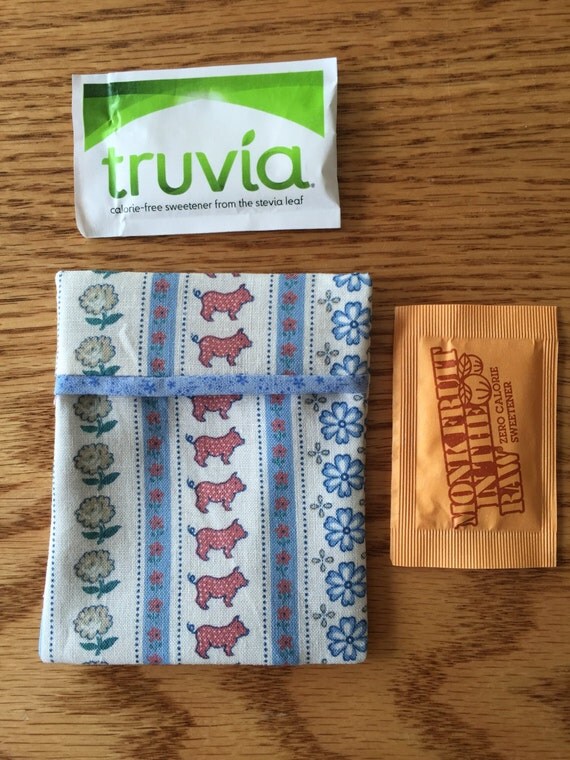 Items similar to Sugar Packet Holder Travel Case for purse or pocket