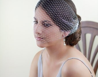 Birdcage veil, Blusher veil