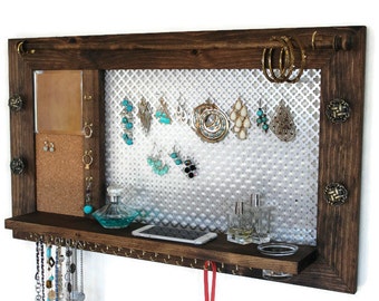 Wall Hanging Jewelry Organizer jewelry organizer jewelry hanger wooden wall hanging Wall Hanging Jewelry Organizer jewelry organizer jewelry hanger wooden wall hanging