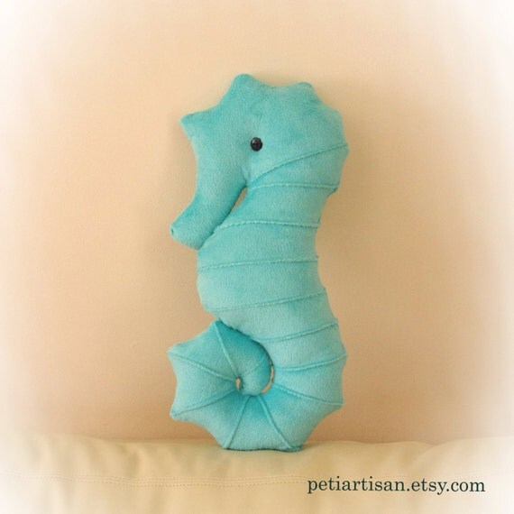 seahorse body pillow