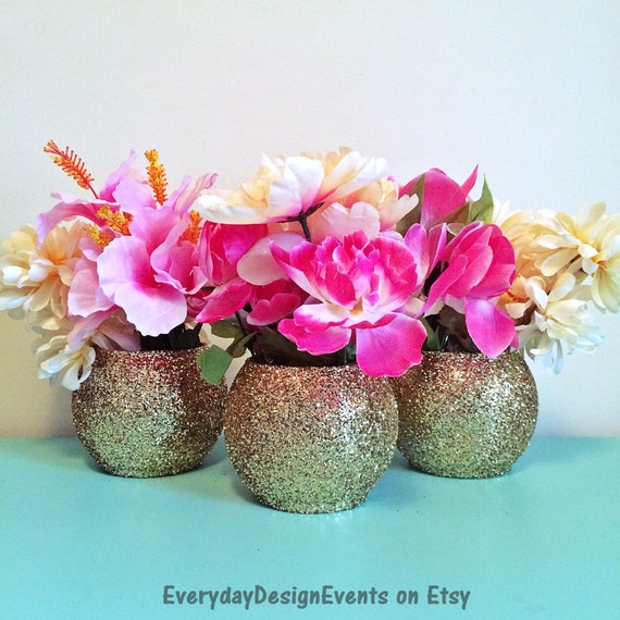12 round gold vase bubble vase round vases by EverydayDesignEvents
