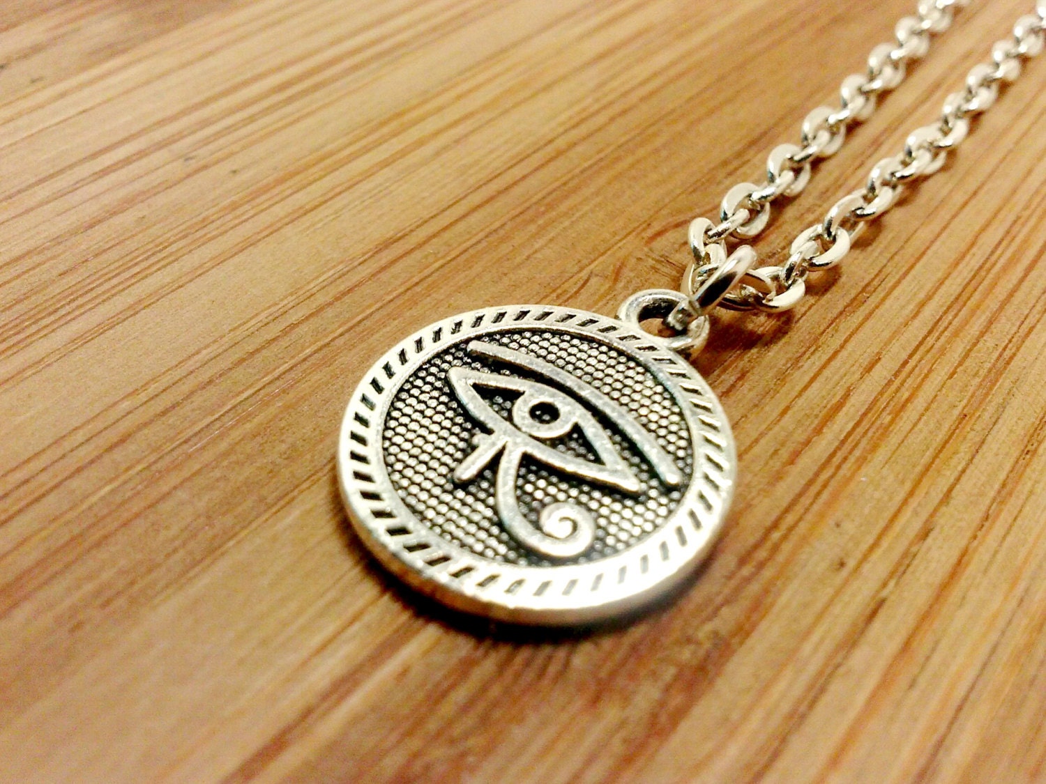 Eye of Horus Necklace Egyptian Jewelry Evil by