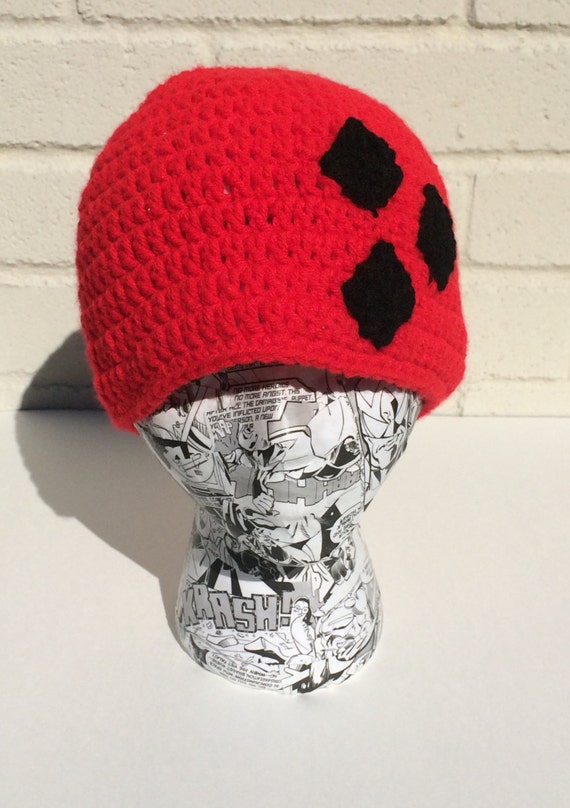 Items similar to crochet harley quinn inspired hat, suicide squad