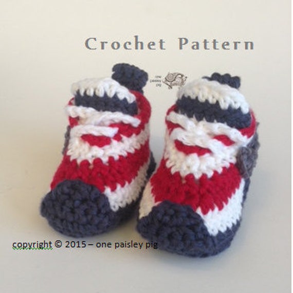 CROCHET PATTERN Baby Running / Jogging Shoes Instant