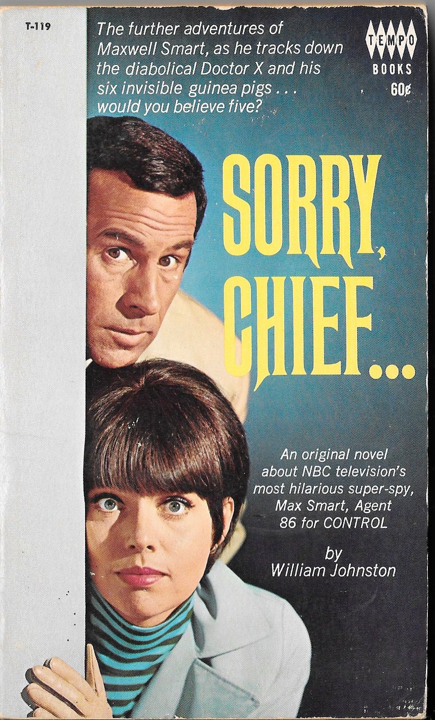 Sorry Cheif Get Smart Vintage paperback TV tiein Maxwell