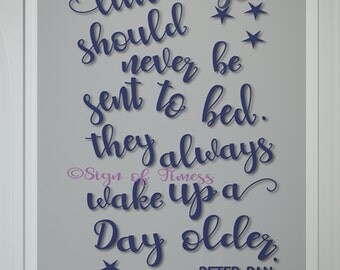 SVG, DFX, Peter Pan SVG, Little Boys svg, Little ones Svg, Baby Quote, Cricut, Silhouette, Cameo, Vinyl, Little Boys, Should Never Be Sent