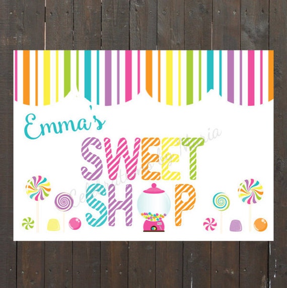 Candyland Sweet Shop Sign Printable - Il 570xN.924946553 B06h 