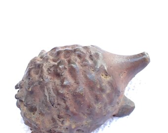 Hedgehog bronze, sculpture, lost wax, unique piece