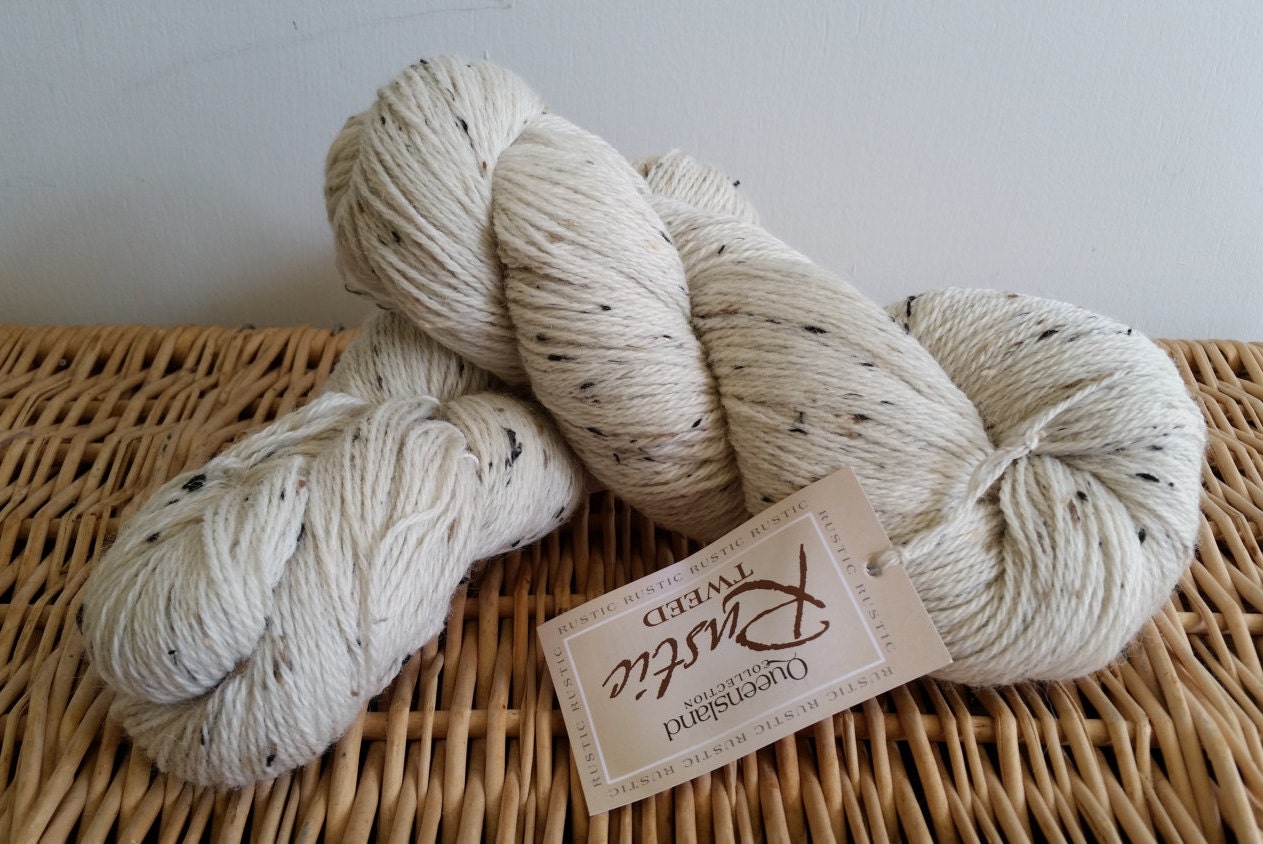 Worsted Tweed Yarn Wool Blend Yarn Queensland Collection