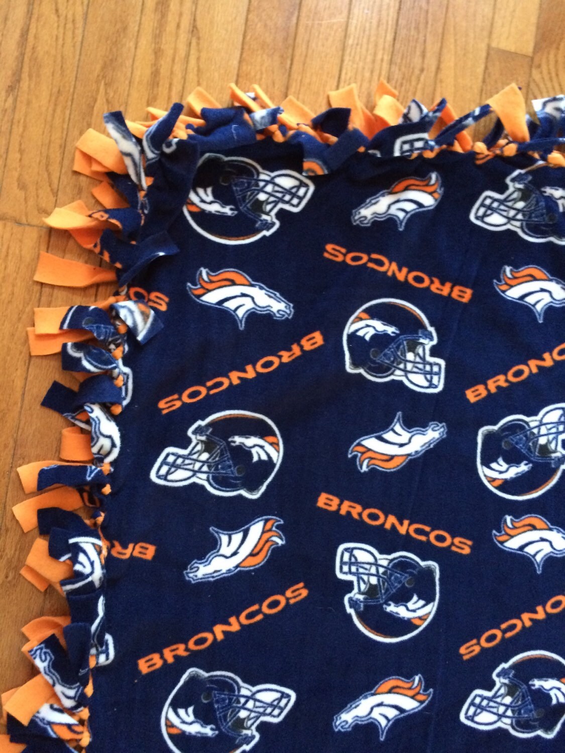 Denver Broncos Blanket Demver Broncos Fleece Blanket READY TO