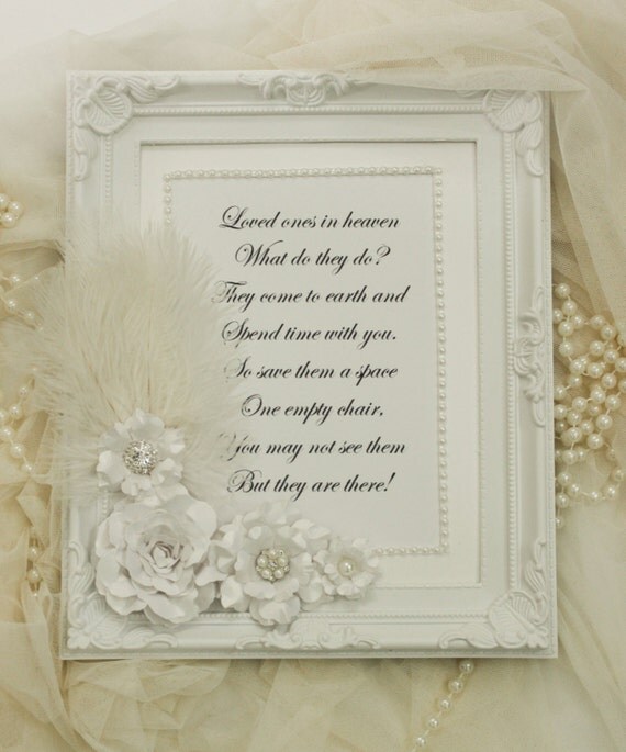 white 10 x 8 memory frame photo frame wedding by Laceylolas