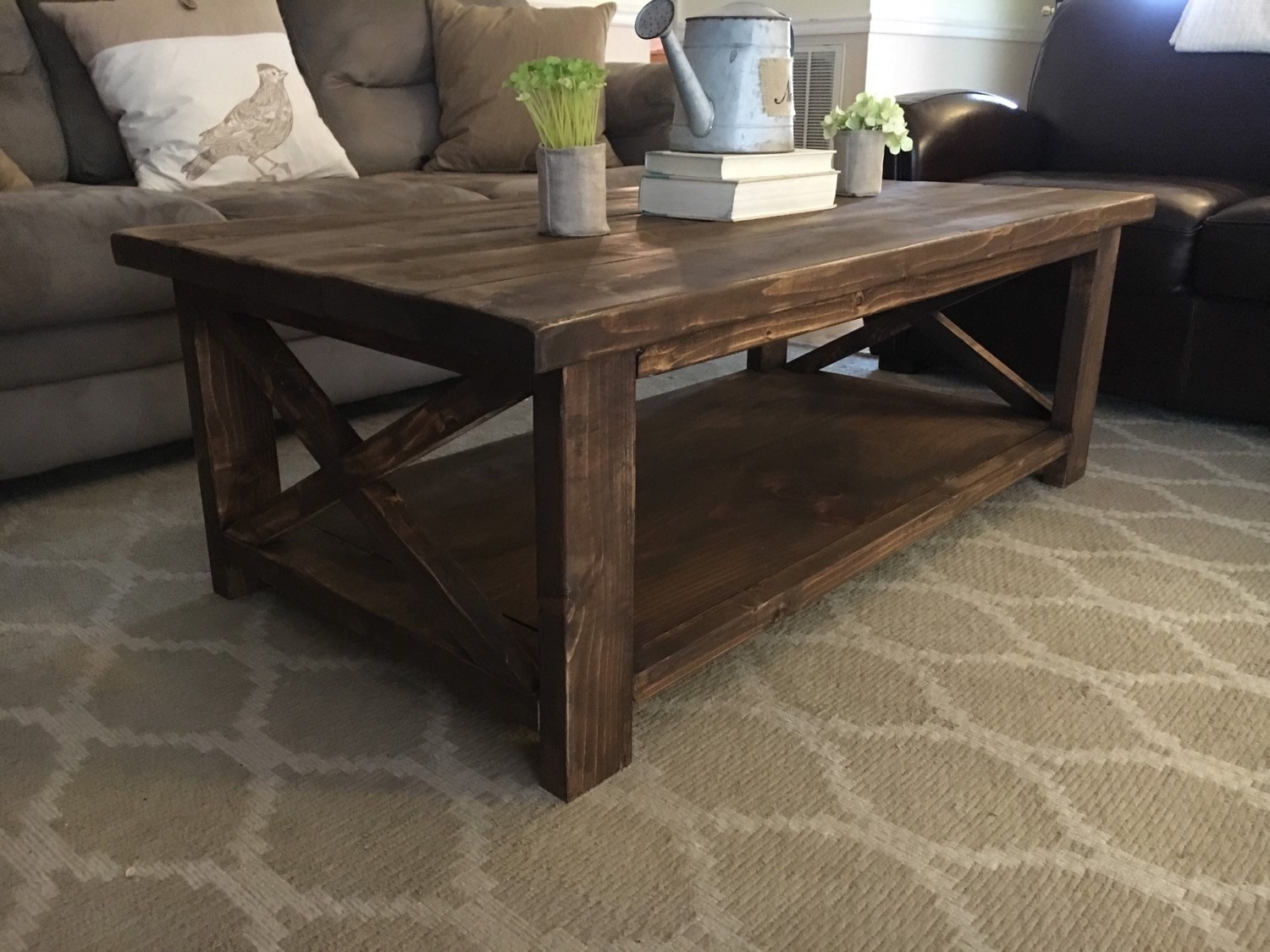 Farmhouse Coffee Table by MattesonWoodworks on Etsy