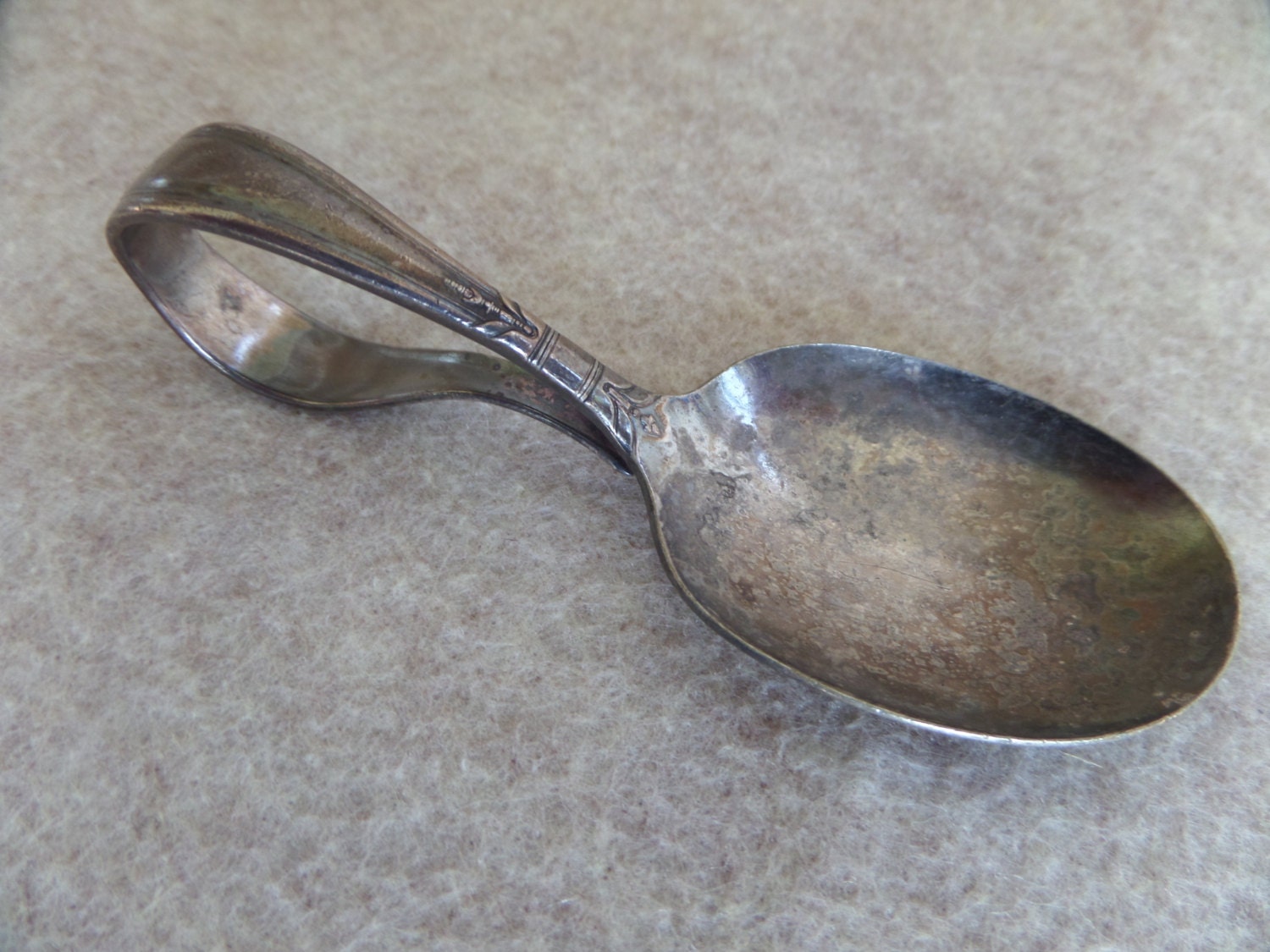 Baby Spoon Vintage Baby Spoon Vintage Silver by TexomaVintage