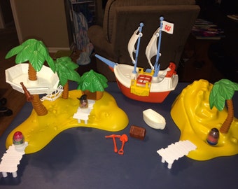 Weebles Treasure Island and Ship