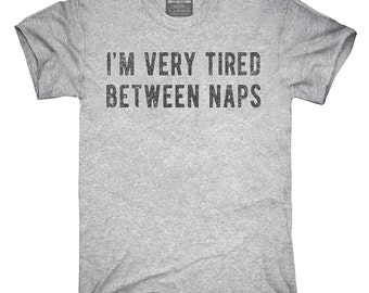 Funny Naps T-shirt T Shirt Tees Mens Ladies Womens Napping